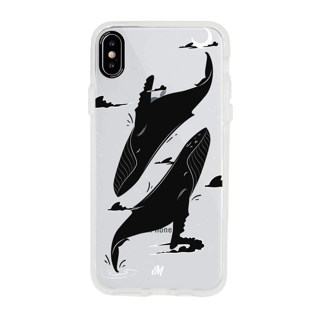 Cases para iphone xs max Canto de ballena azul - Mandala Cases