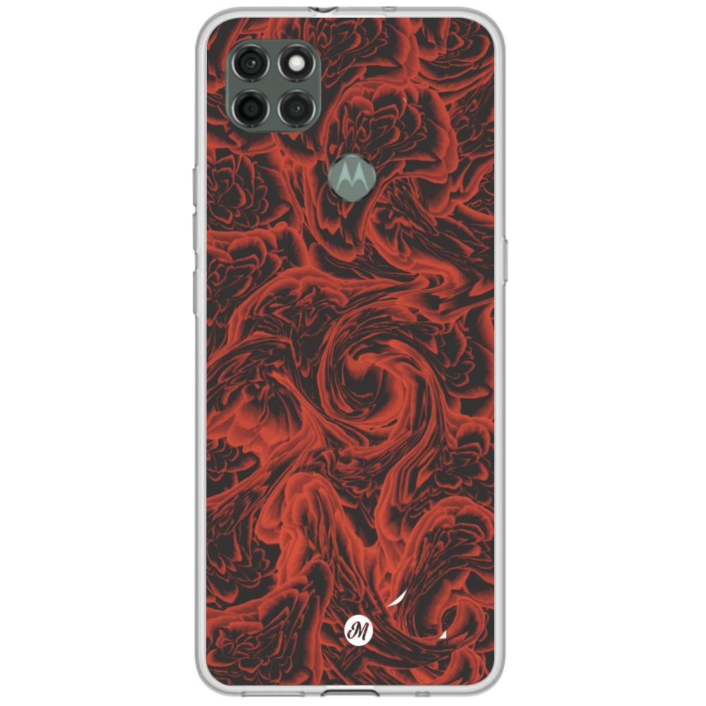 Cases para Motorola G9 power RED ROSES - Mandala Cases