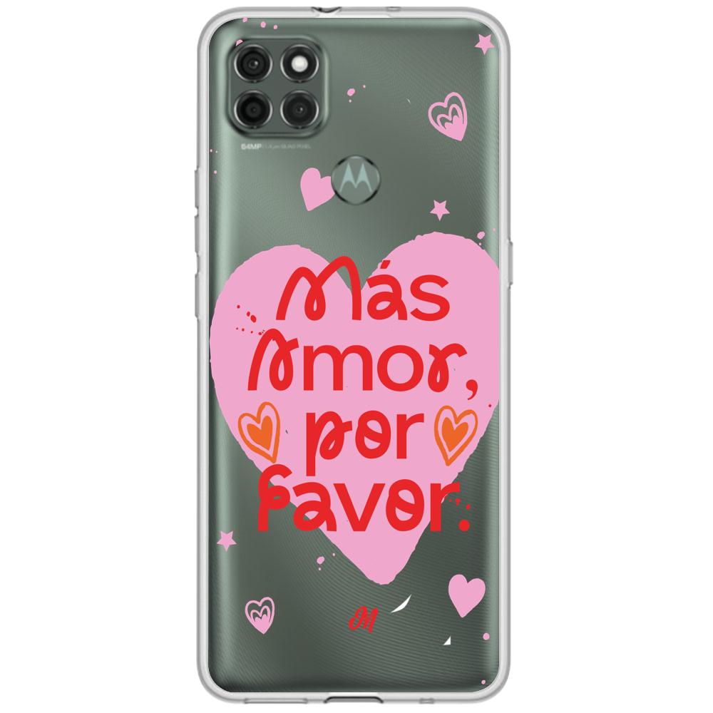 Cases para Motorola G9 power MÁS AMOR POR FAVOR - Mandala Cases