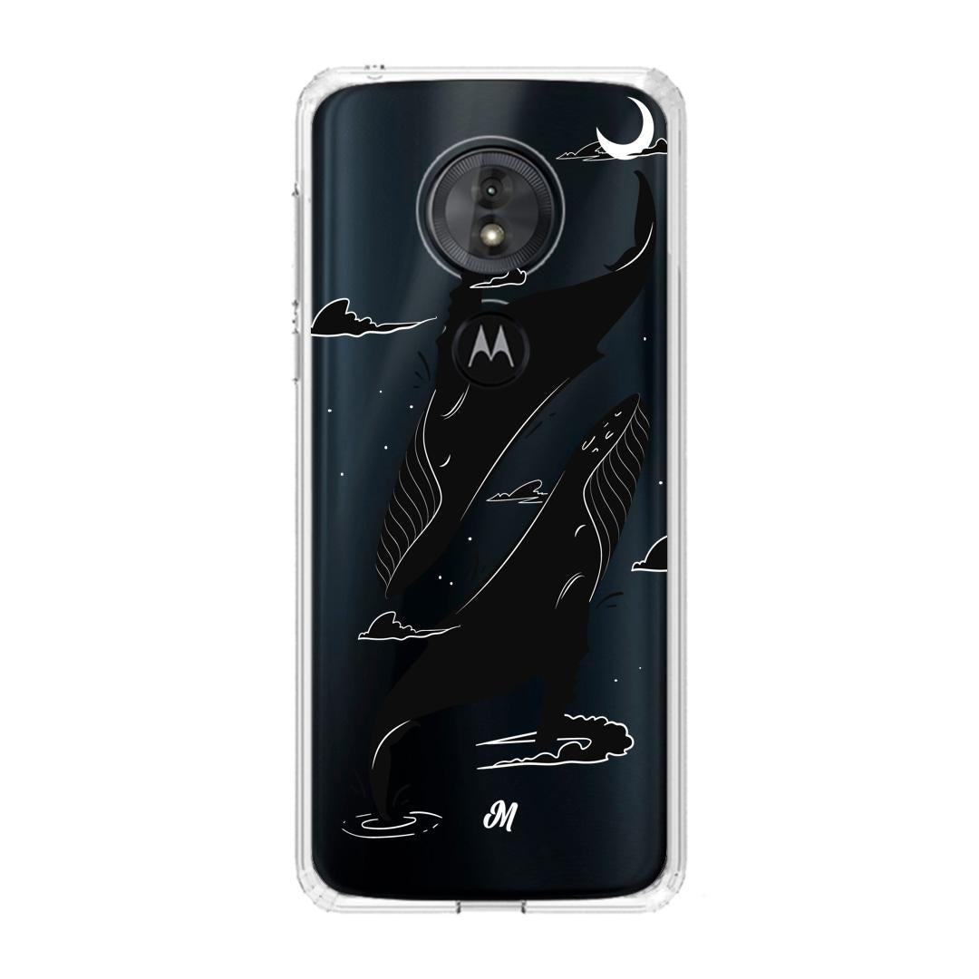 Cases para Motorola G6 play Canto de ballena azul - Mandala Cases