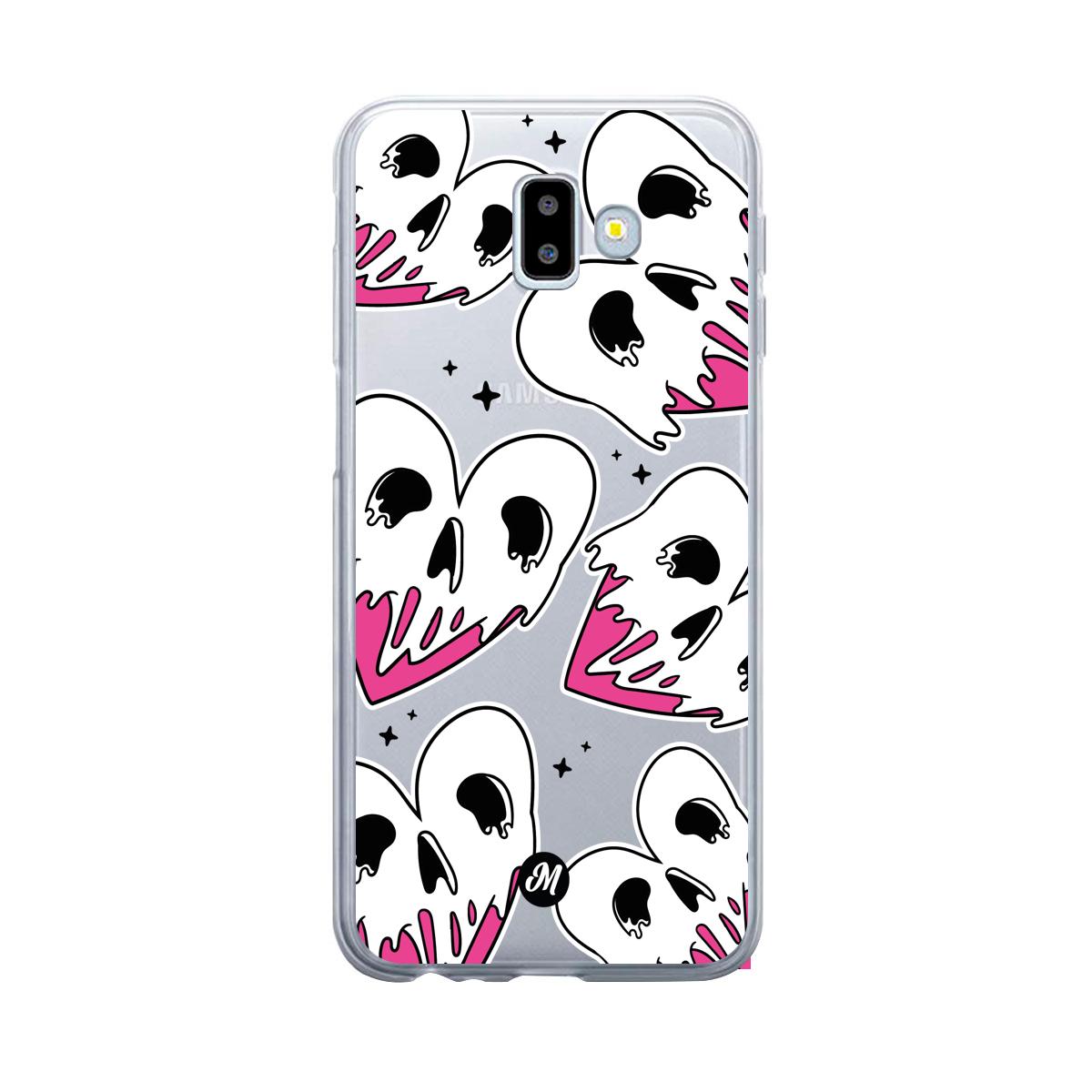 Cases para Samsung J6 Plus Corazones calavera - Mandala Cases