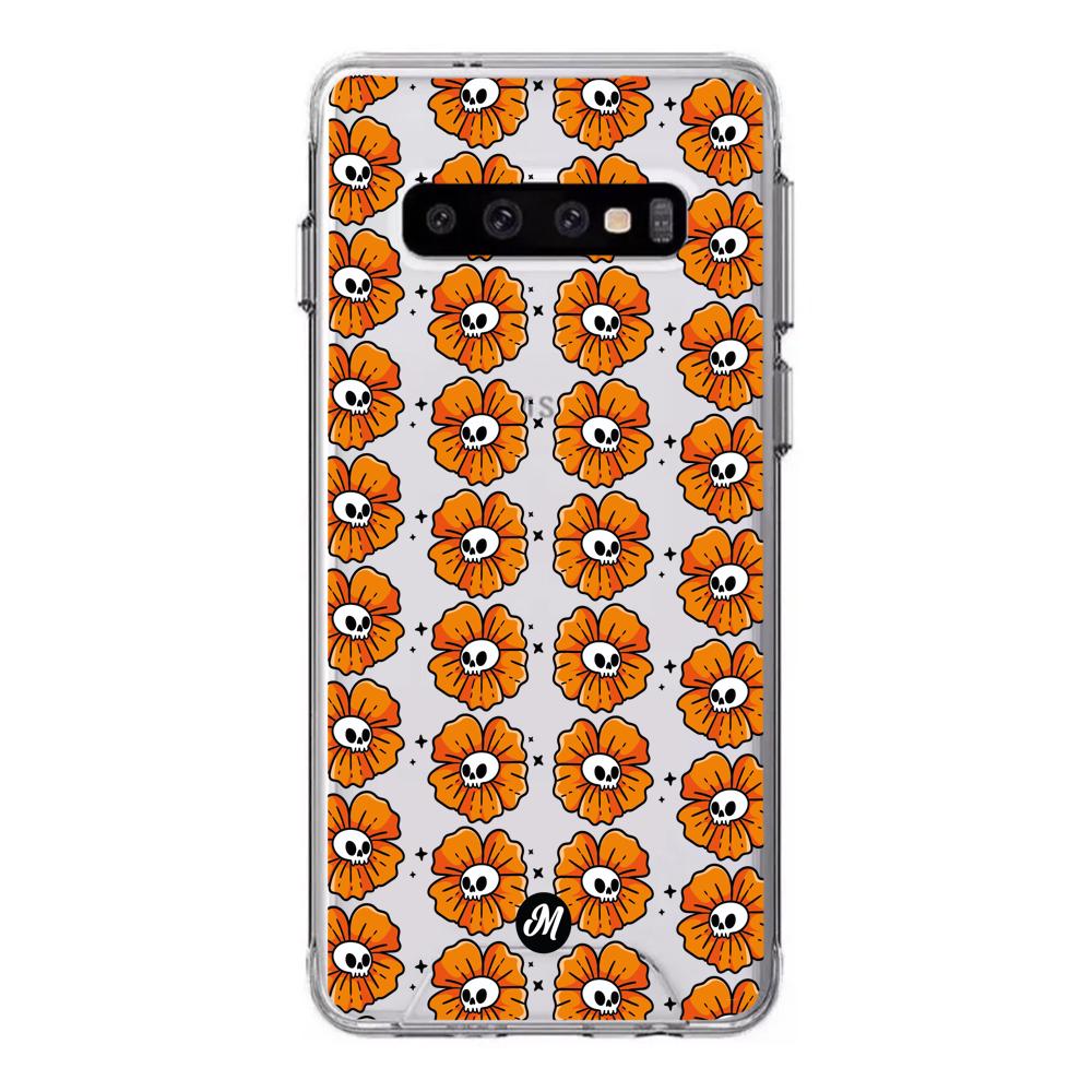 Cases para Samsung S10 Flor Calavera - Mandala Cases