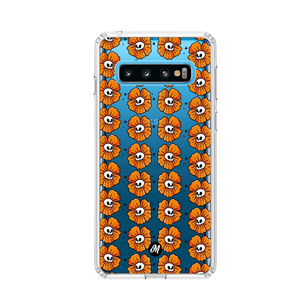 Cases para Samsung S10 Flor Calavera - Mandala Cases