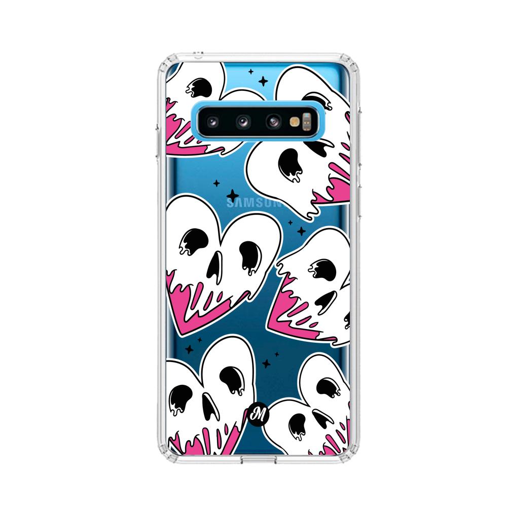 Cases para Samsung S10 Corazones calavera - Mandala Cases