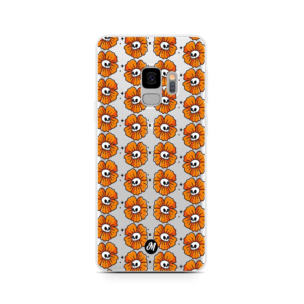 Cases para Samsung S9 Plus Flor Calavera - Mandala Cases