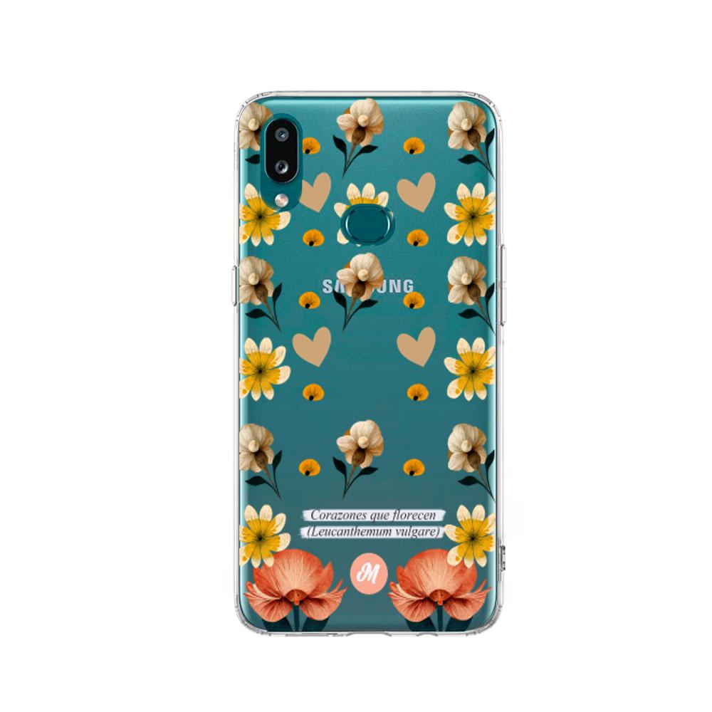 Funda Corazones que florecen Samsung