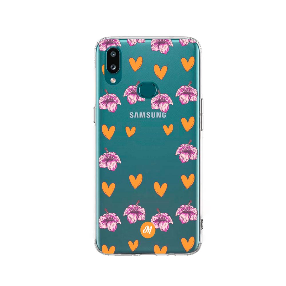 Funda Amor naranja Samsung