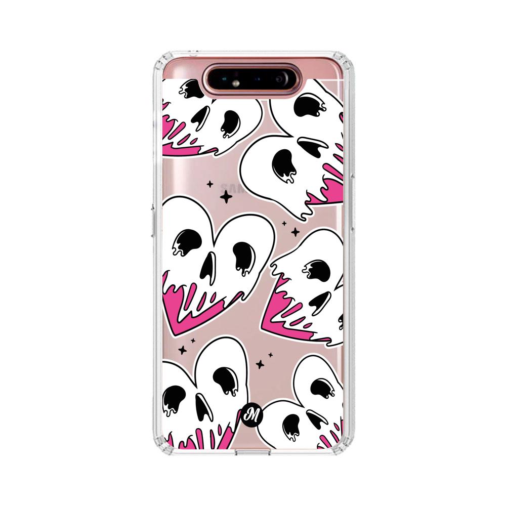 Cases para Samsung A80 Corazones calavera - Mandala Cases