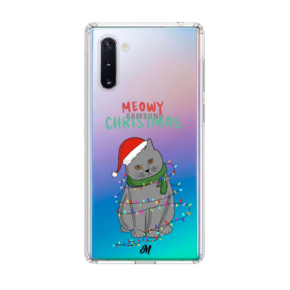 Funda Gato Navideño Samsung