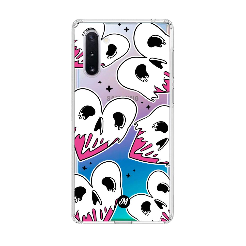 Cases para Samsung note 10 Corazones calavera - Mandala Cases