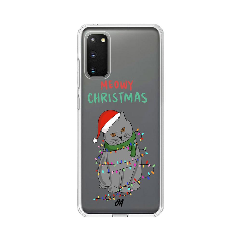 Funda Gato Navideño Samsung