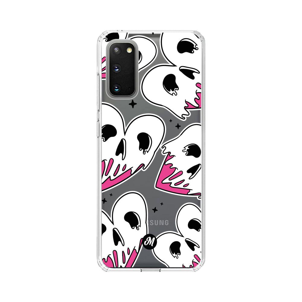 Cases para Samsung S20 Corazones calavera - Mandala Cases