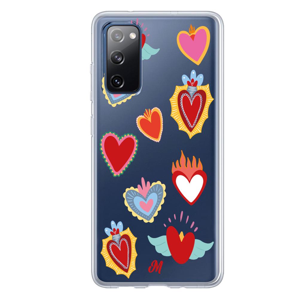 Funda Corazón de Guadalupe Samsung