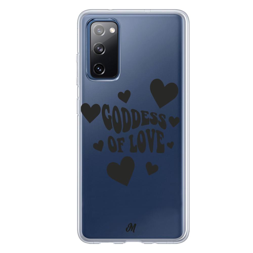 Funda Goddess of love negro Samsung