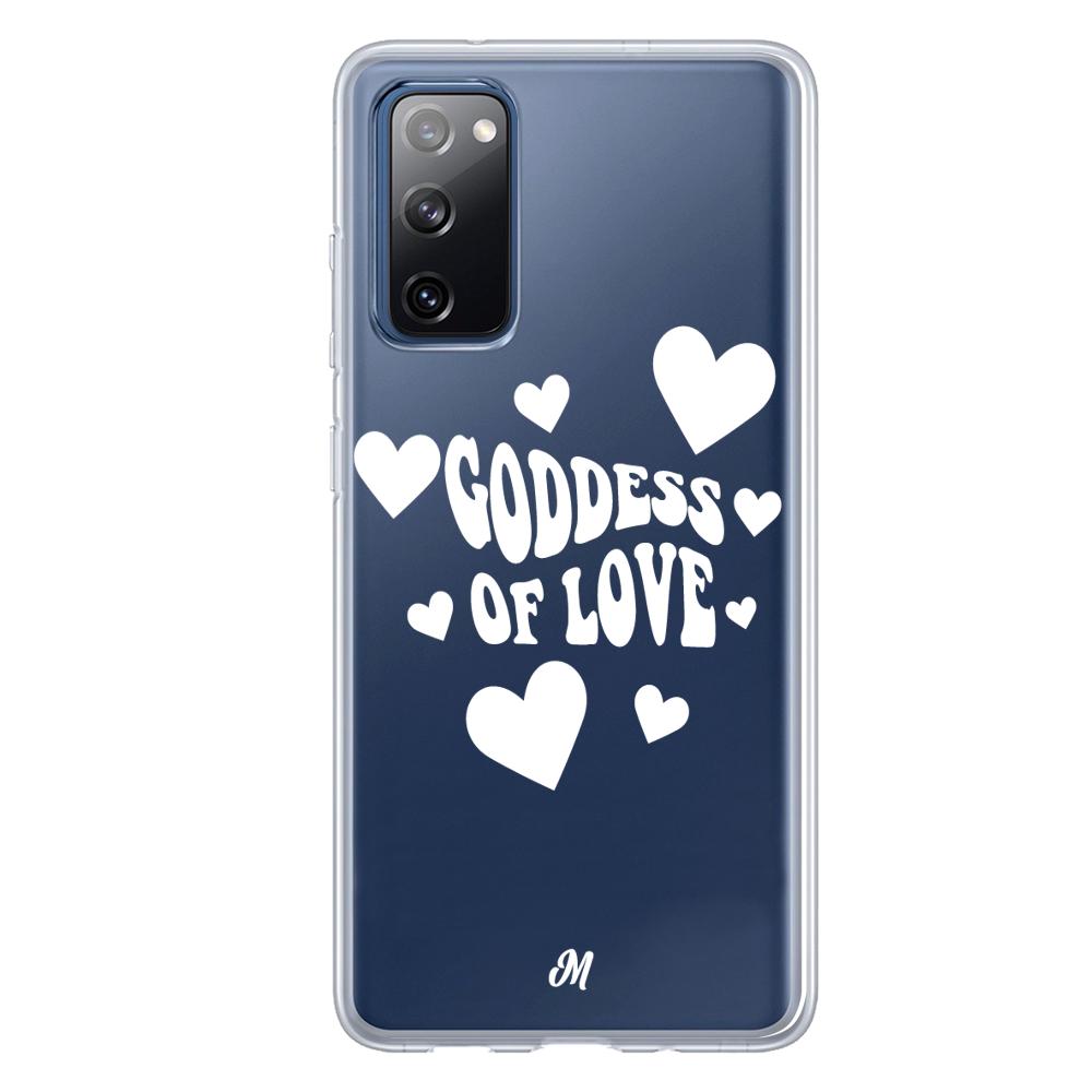 Funda Goddess of love blanco Samsung