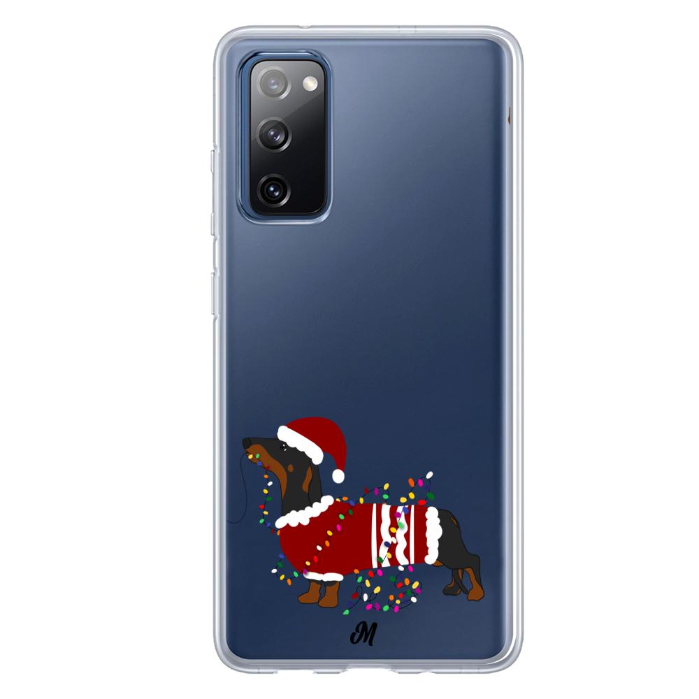 Funda Perro Navideño Samsung