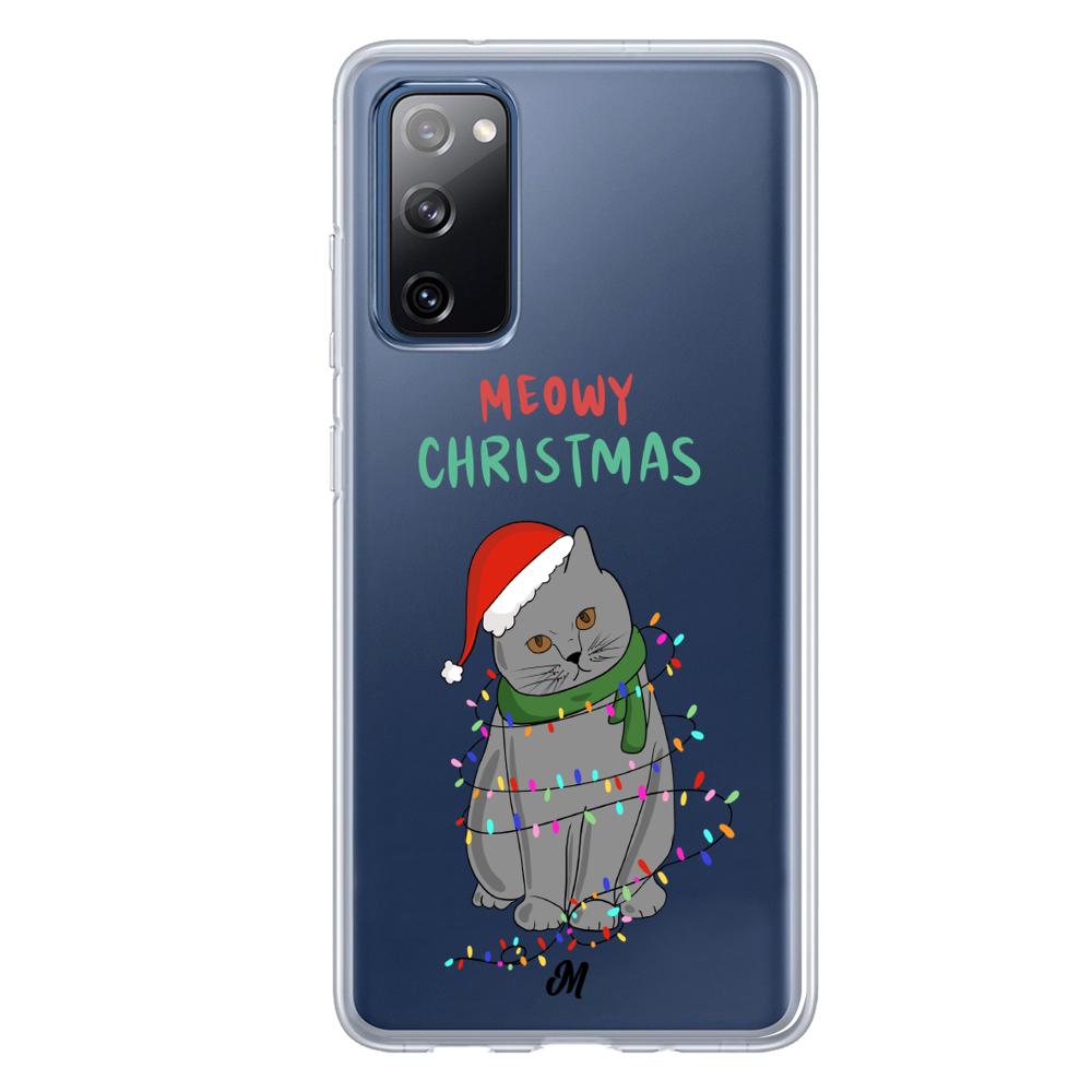 Funda Gato Navideño Samsung