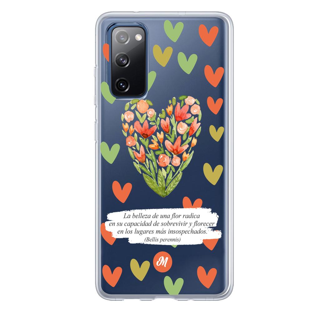 Funda Flores de colores Samsung