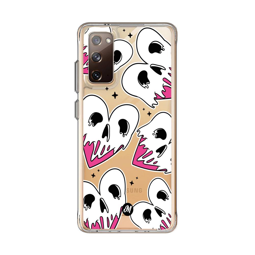 Cases para Samsung S20 FE Corazones calavera - Mandala Cases