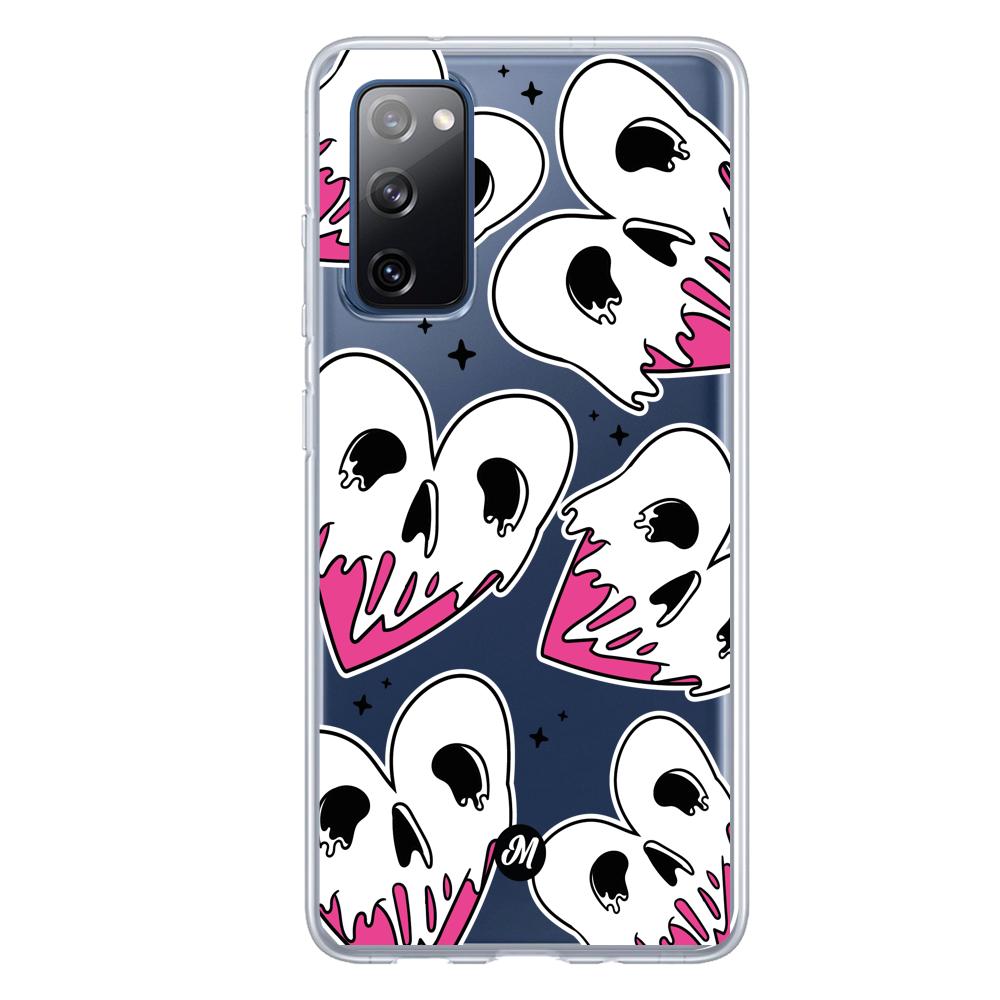 Funda Corazones calavera Samsung