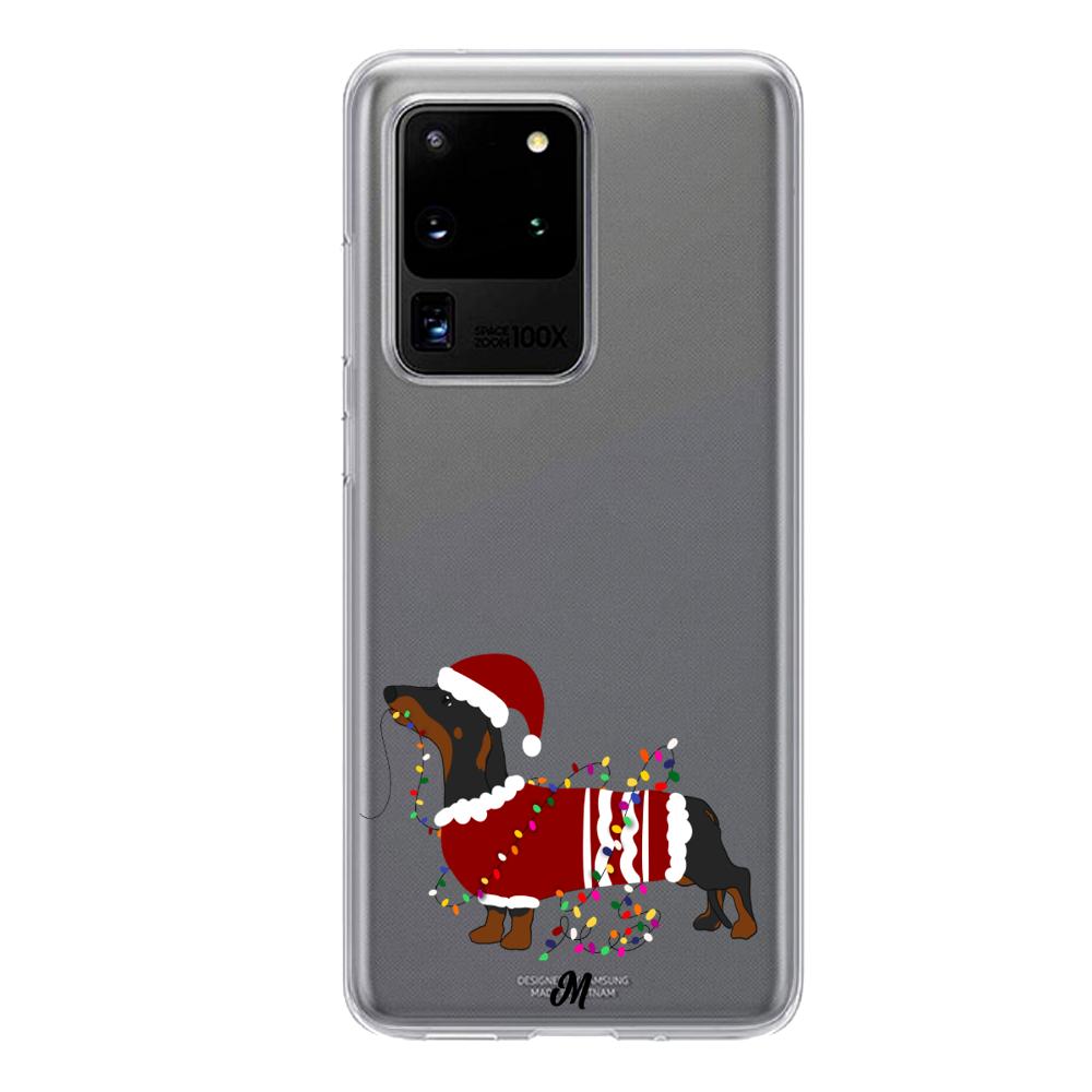 Funda Perro Navideño Samsung