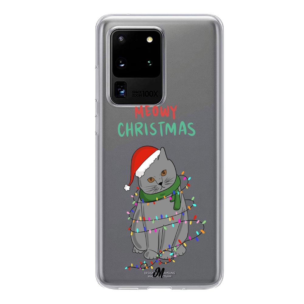 Funda Gato Navideño Samsung