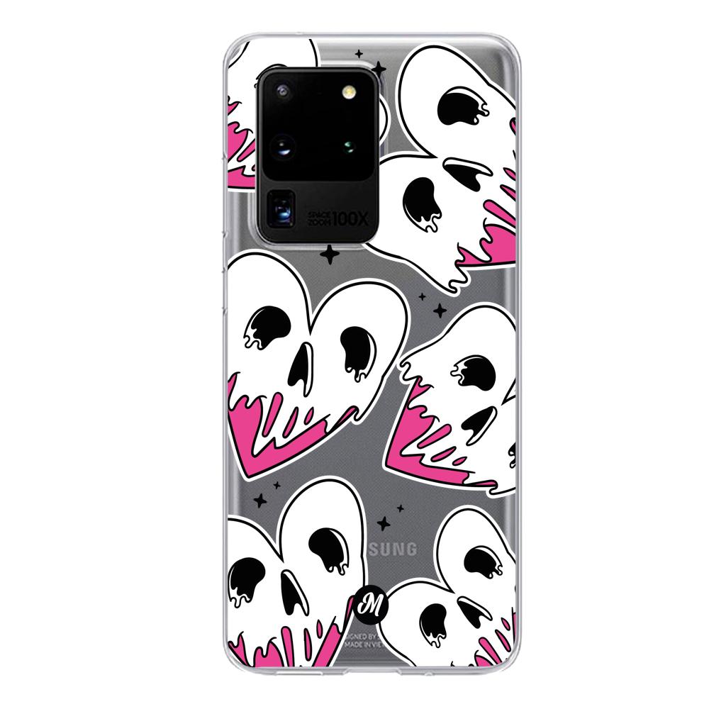 Funda Corazones calavera Samsung