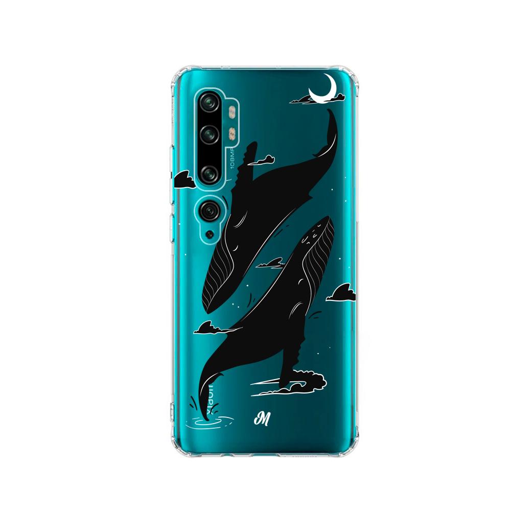 Cases para Xiaomi note 10 pro Canto de ballena azul - Mandala Cases