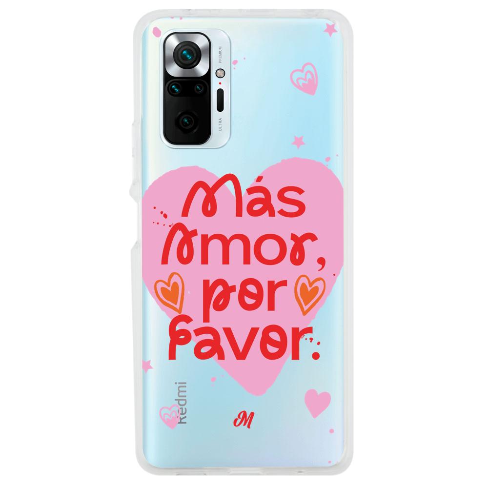 Cases para Xiaomi Redmi note 10 Pro MÁS AMOR POR FAVOR - Mandala Cases