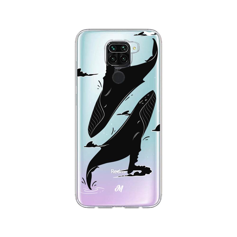 Cases para Xiaomi redmi note 9 Canto de ballena azul - Mandala Cases