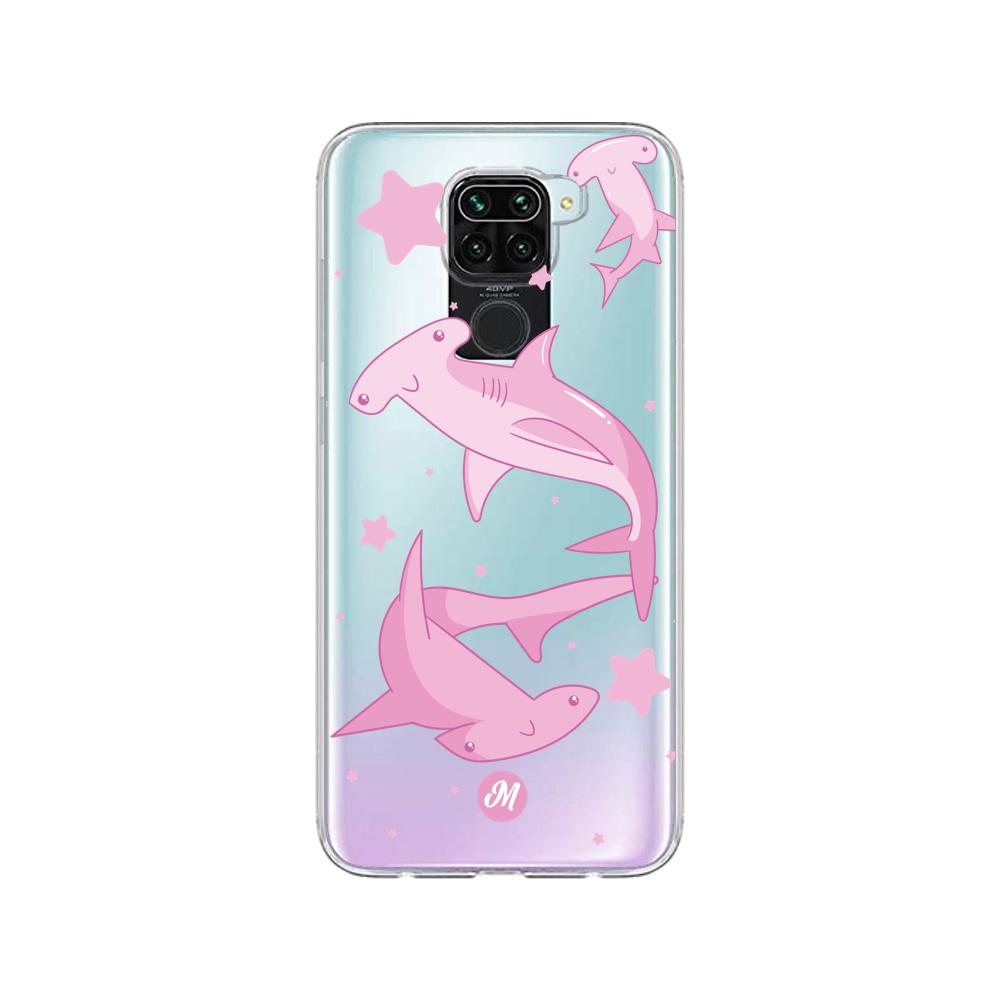 Cases para Xiaomi redmi note 9 Tiburon martillo rosa - Mandala Cases