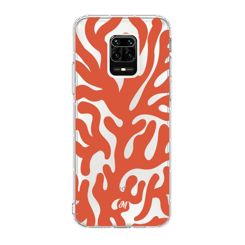 Cases para Xiaomi redmi note 9s Coral textura - Mandala Cases