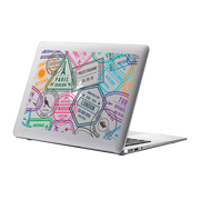 Passport Stamps MacBook Case - Mandala Cases