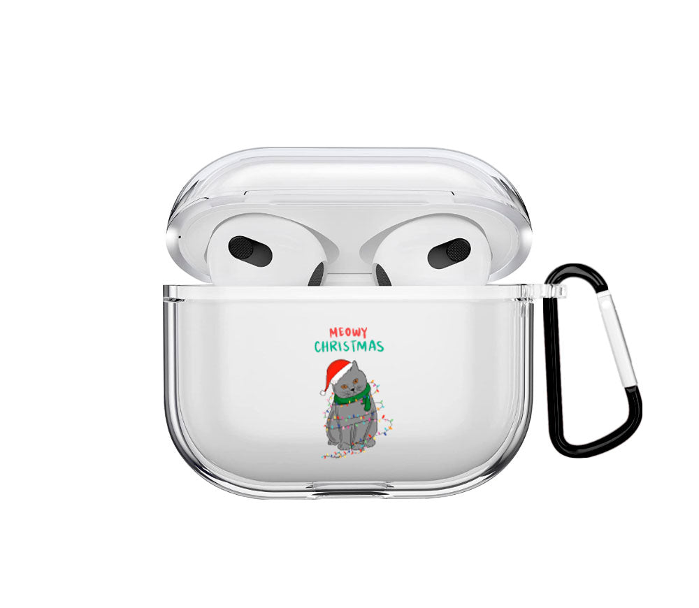 Gato Navideño Airpods case - Mandala Cases