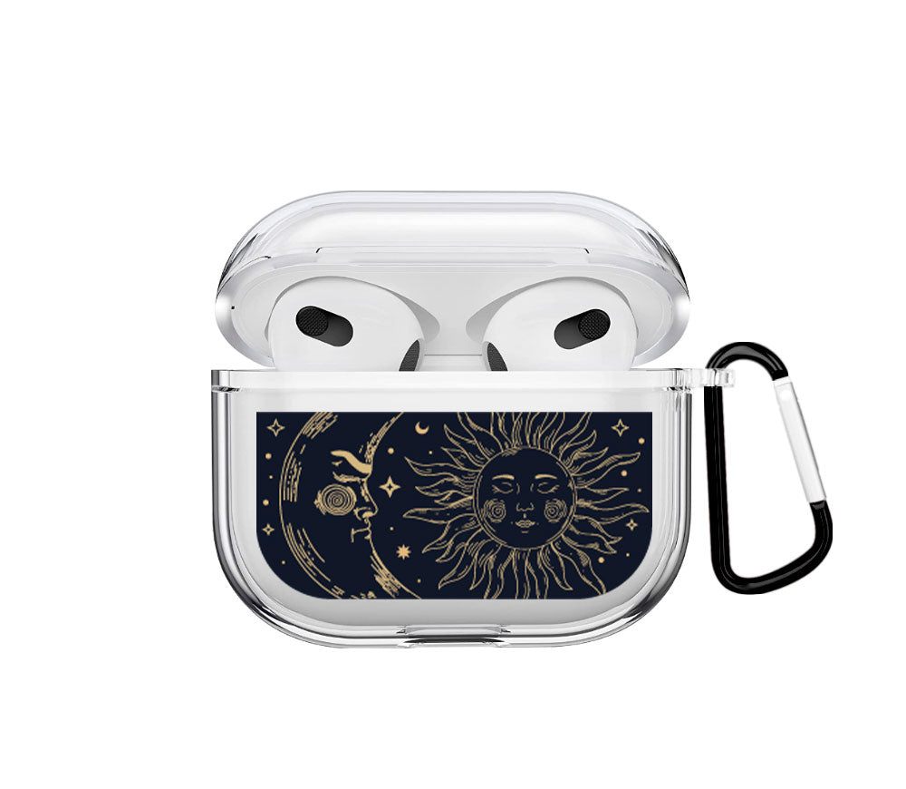 sol y luna Airpods case - Mandala Cases