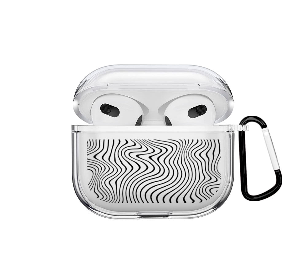 patron movimiento Airpods case - Mandala Cases