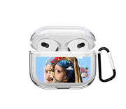 Joven de la perla collage Airpods case - Mandala Cases 