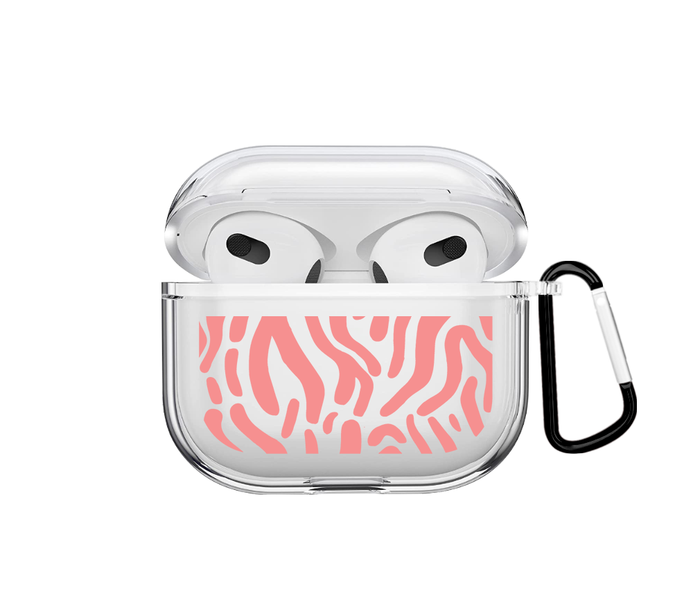 Coral Lines Print Airpods case - Mandala Cases