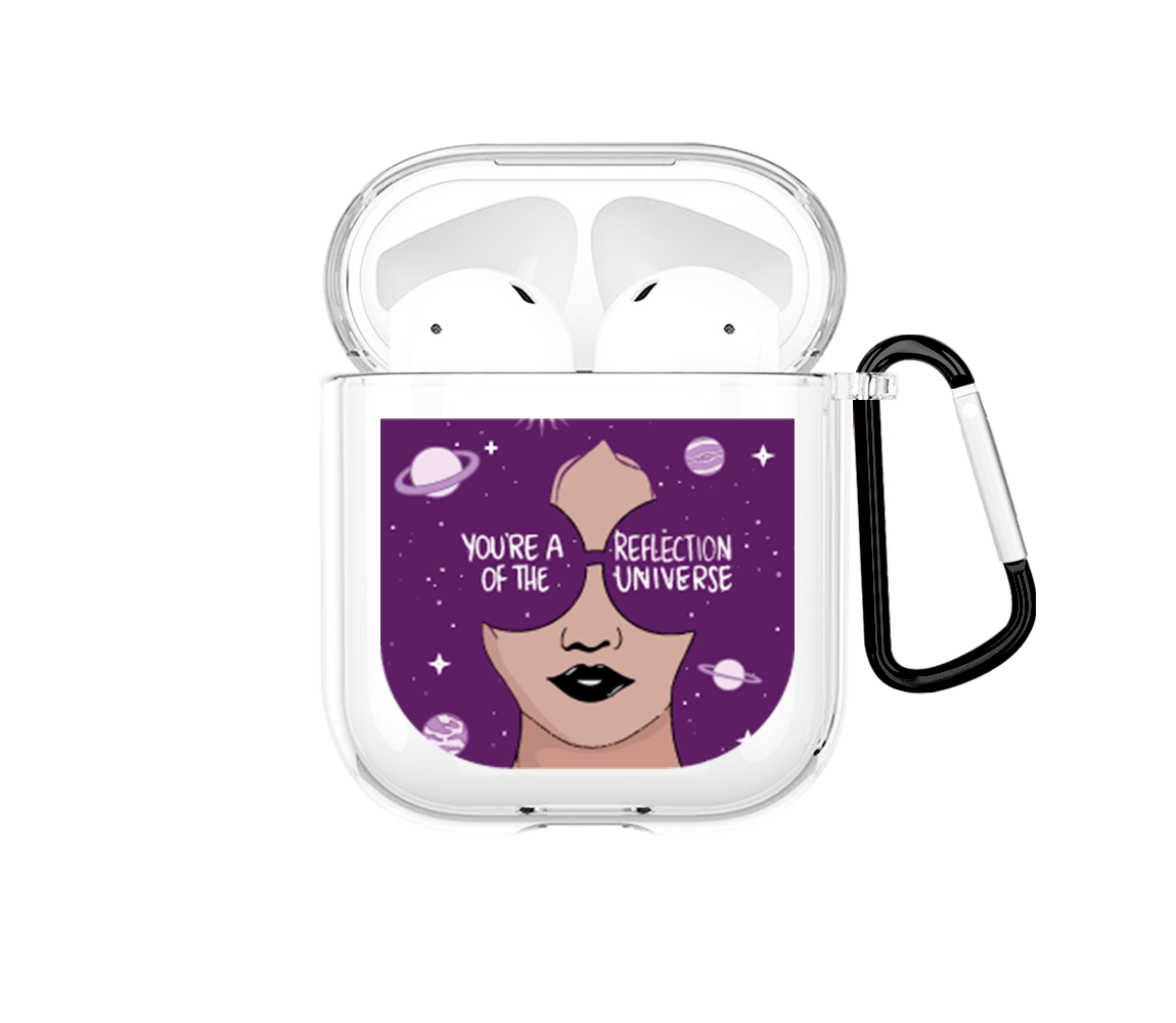 Reflection Girl Airpods case - Mandala Cases