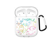 Curly Lines AirPods Case - Mandala Cases