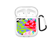 Square pattern Airpods case - Mandala Cases