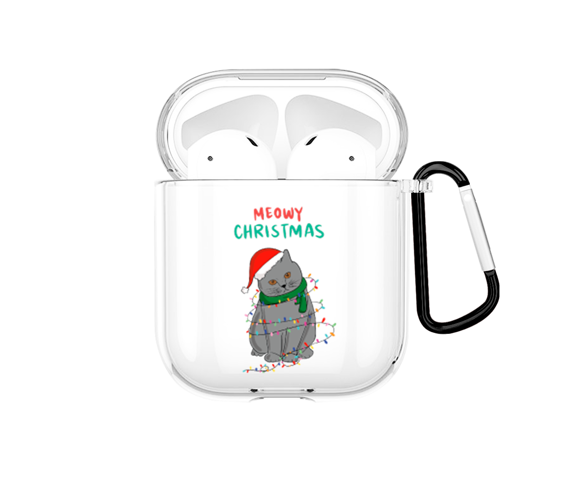 Gato Navideño Airpods case - Mandala Cases