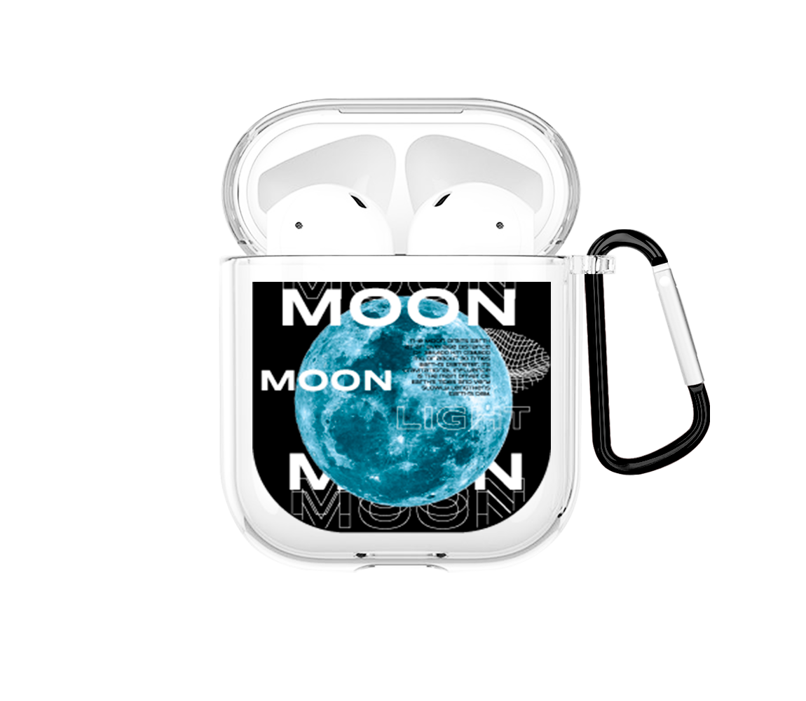 The moon Airpods case - Mandala Cases 