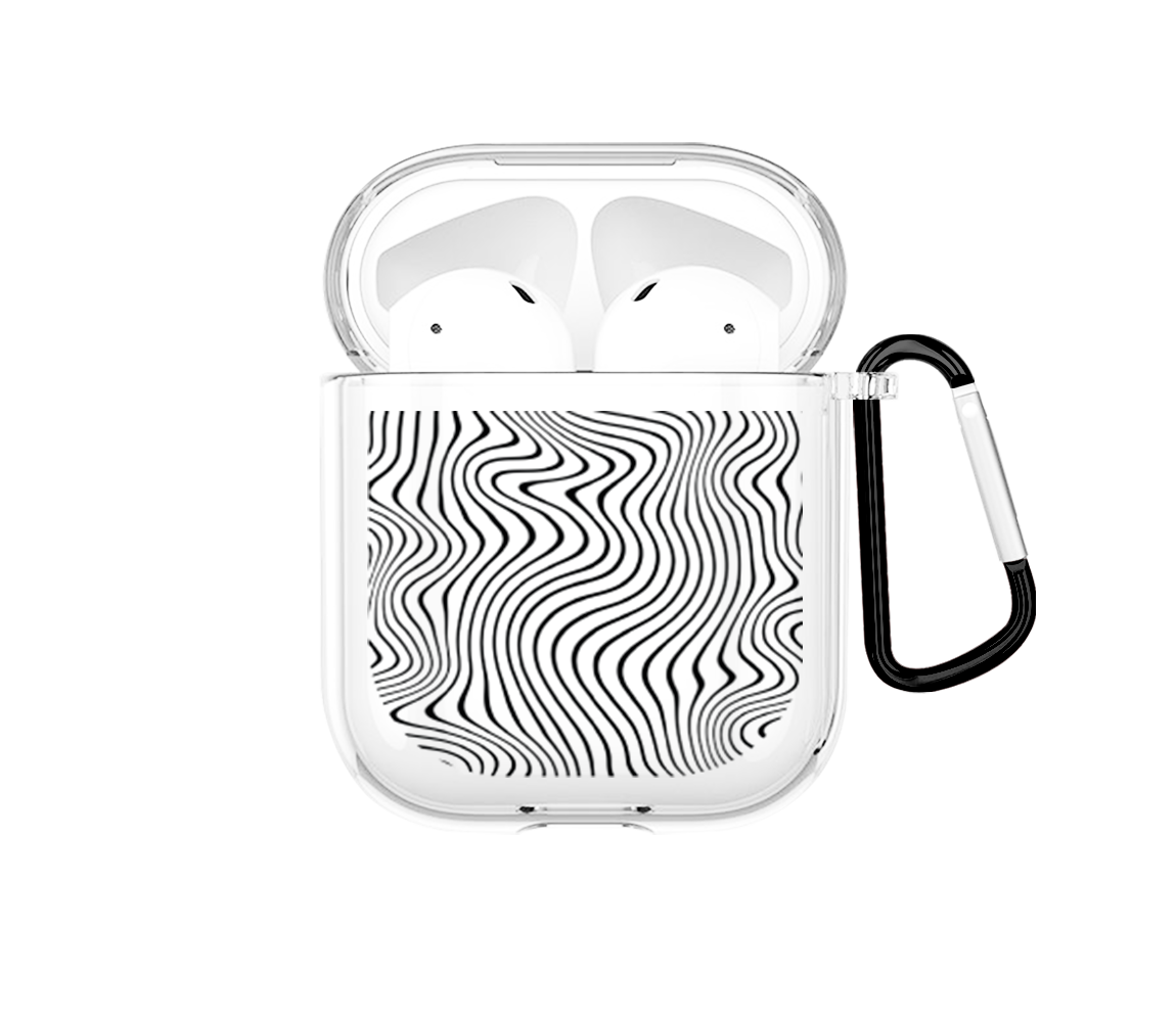 patron movimiento Airpods case - Mandala Cases