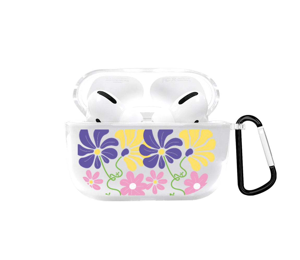 Flores abstractas Airpods case - Mandala Cases
