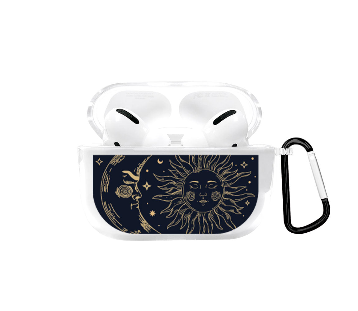 sol y luna Airpods case - Mandala Cases