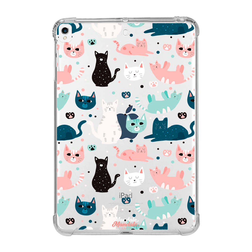 Cat iPad Case - Mandala Cases sas