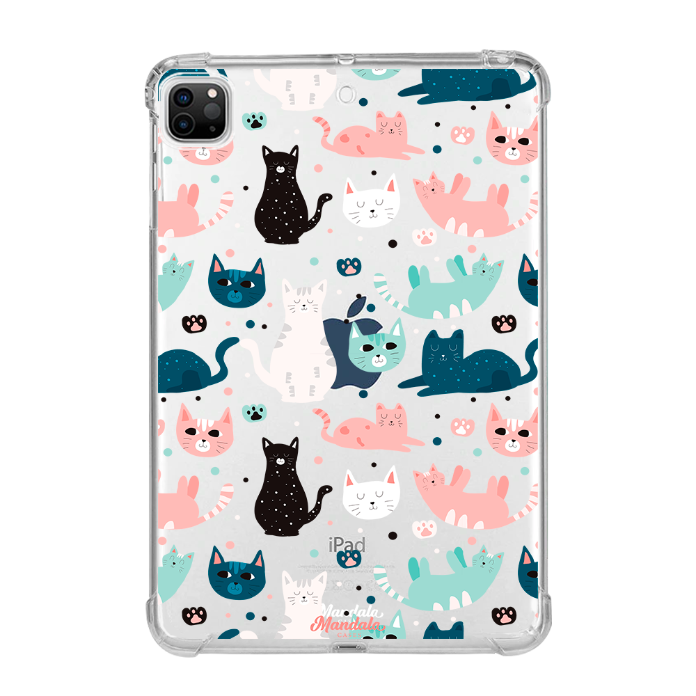Cat iPad Case - Mandala Cases sas