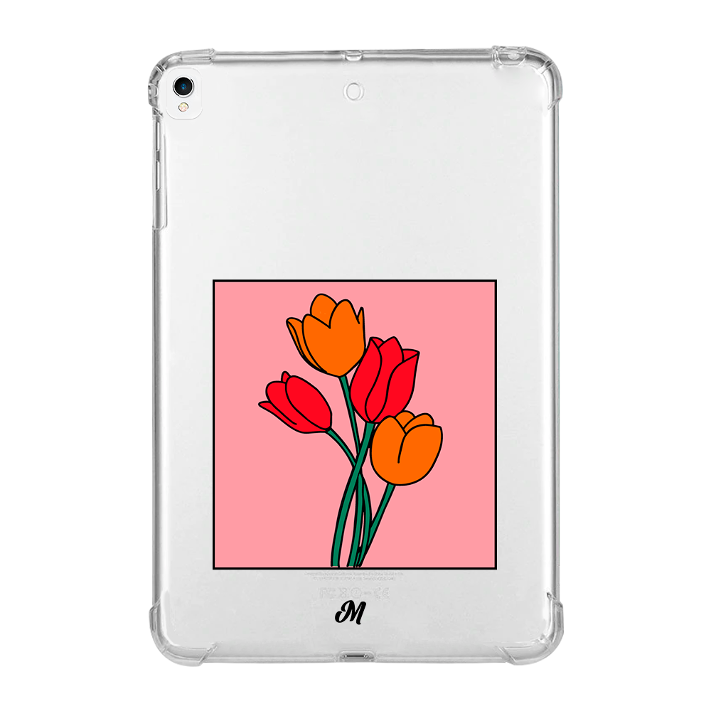 Tulipanes de amor iPad Case - Mandala Cases