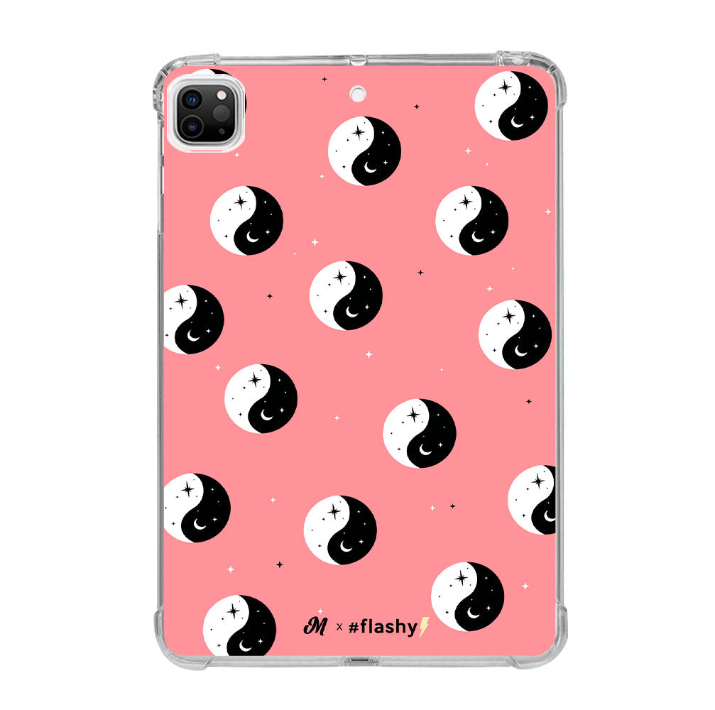 Pink Ying Yang iPad Case - Mandala Cases